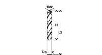 Bosch Accessories 2608595061 HSS Metaal-spiraalboor 4.5 mm Gezamenlijke lengte 80 mm Geslepen DIN 338 Cilinderschacht 10 stuk(s) - thumbnail