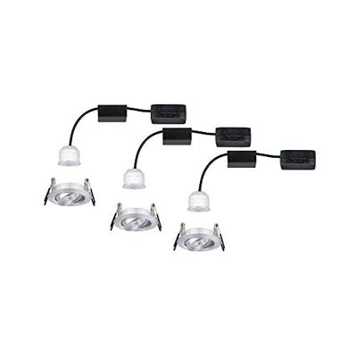 Paulmann 94297 EBL Nova mini Coin LED-inbouwlamp Set van 3 stuks LED LED vast ingebouwd 4 W Aluminium