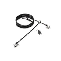 Kensington Laptopslot Sleutelslot Aansluiting voor twee laptops, Supersterke T-Bar sluitkop voor bescherming tegen 2430 mm Microsaver 2.0 Twin - thumbnail