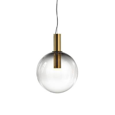 Bomma Phenomena Hanglamp - Large Ball - Rook grijs - goud