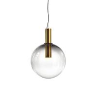 Bomma Phenomena Hanglamp - Large Ball - Rook grijs - goud - thumbnail