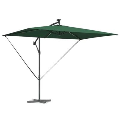 VidaXL Parasol groen 294 x 200 x 270 cm polyester en aluminium