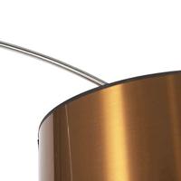 QAZQA Booglamp staal kap koper 50 cm - XXL - thumbnail