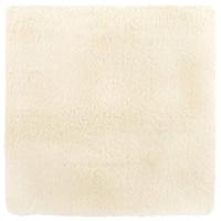 Hoogpolig vloerkleed NAVARRA 160x160 cm polyester crmekleurig - thumbnail