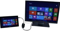 StarTech.com Micro HDMI naar VGA-converter met audio, Micro HD naar VGA-adapter 1080p, 1920x1080 en 2-kanaals audio, stekker/bus - thumbnail