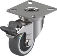 Blickle LPXA-PATH 50KFD-FI-ELS Zwenkwiel met rem Wieldiameter: 50 mm Draagvermogen (max.): 50 kg 1 stuk(s) - thumbnail