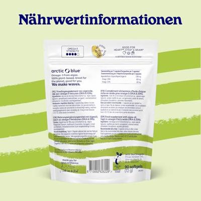 Omega 3 Algenolie DHA + EPA - 90 capsules - thumbnail