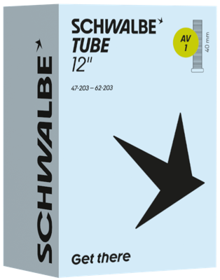 Schwalbe Binnenband 12 x 1.75/2.10 Inch (47/62 203) AV 40 mm Schwalbe Binnenband 12 x 1.75/2.10 Inch (47/62 203) AV 40 mm