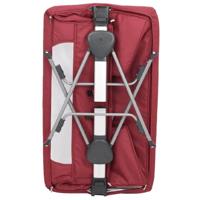 Babybox met matras linnen rood - thumbnail