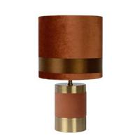 Lucide EXTRAVAGANZA FRIZZLE - Tafellamp - Ø 18 cm - 1xE14 - Bruin - thumbnail