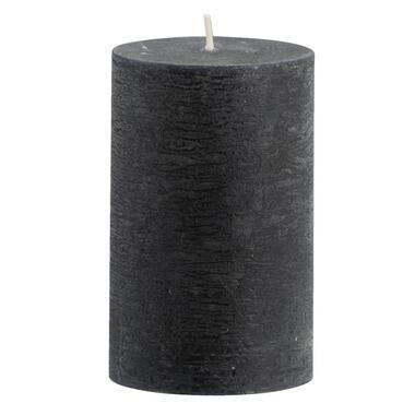 Stompkaars rustiek - zwart - 11xØ7 cm - Leen Bakker