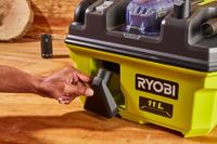 RYOBI RV1811-0 18V werkplaatsstofzuiger - 1500l/min - 11 L opvangbak - H12 HEPA-filter - Adapter, spleetmondstuk en trechtermondstuk - thumbnail
