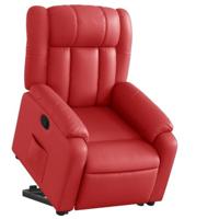 Sta-op-stoel kunstleer rood - thumbnail
