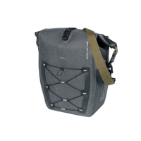 Basil navigator storm fietstas l - sportieve en functionele enkele fietstas - waterdicht - zwart - thumbnail