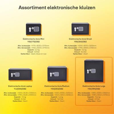 Yale Elektronische kluis YSV/390/DB2 40L - 38479