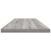 Wandschappen 4 st 100x20x1,5 cm bewerkt hout grijs sonoma eiken - thumbnail