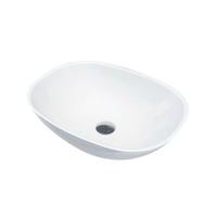 Opbouw Waskom Best Design Just Solid Surface Forza 55x40 cm Mat Wit - thumbnail