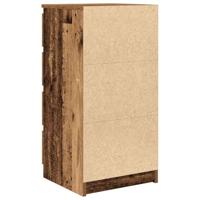 Dressoir met lades 37,5x35x99 cm bewerkt hout oud hout - thumbnail