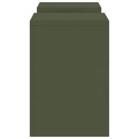 Plantenstandaard 2 pcs Olijfgroen 24 x 24 x 35 cm Staal - thumbnail