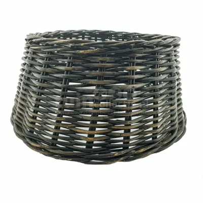 Kerstboommand Rotan Zwart Ø60cm