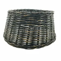 Kerstboommand Rotan Zwart Ø60cm - thumbnail