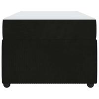 Bedframe met matras met matras Zwart 90 x 200 cm Fluweel - thumbnail