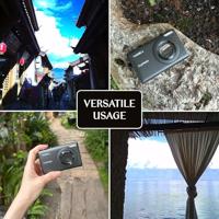 Yashica DigiMate 4K digitale camera, 18x zoom, compact en licht, ondersteunt micro SD-kaarten, ideaal voor reizen, buiten en dagelijks gebruik - thumbnail