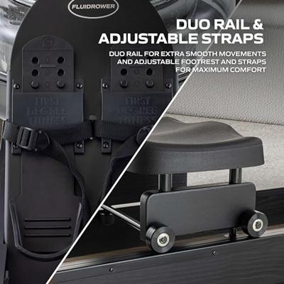 Fluid Rower Apollo Plus Black | Roeitrainer
