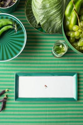 Pip Studio Love Birds Rechthoekig Taartplateau Groen