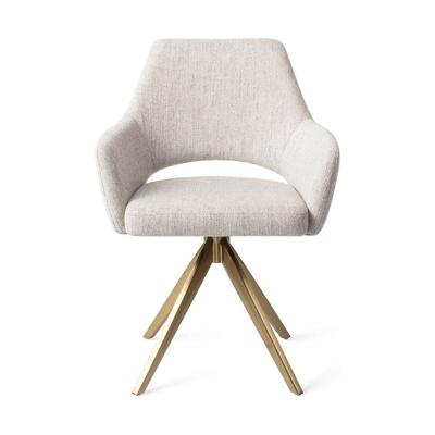 Jesper Home Eetkamerstoel 'Yanai' Turn Gold, kleur Pigeon