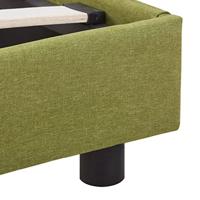 Bedframe stof groen 90x200 cm - thumbnail