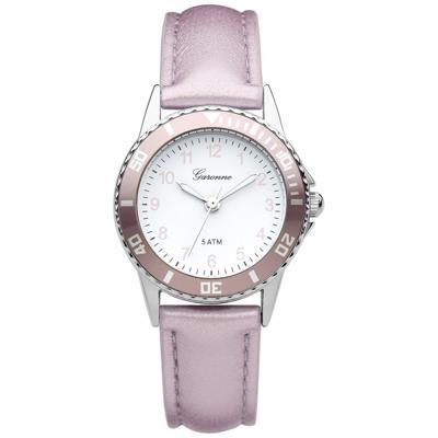 Garonne Q468 kids horloge (Kleur band: lichtroze)