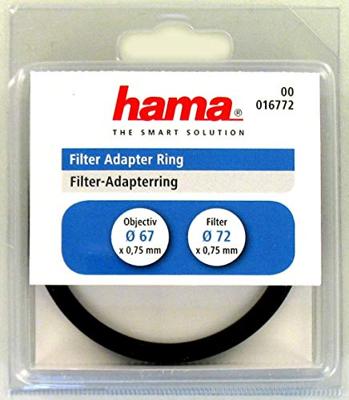 Hama Verloopring 67mm lens naar 72mm filter of accessoire