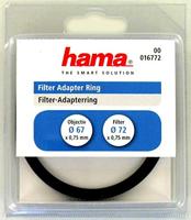Hama Verloopring 67mm lens naar 72mm filter of accessoire - thumbnail