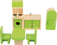Small Foot - houten poppenhuis meubeltjes keuken, 5dlg. - thumbnail