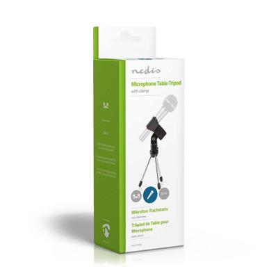 Tafelstandaard voor Microfoon | Max. 0,8 kg | Zwart | | Zilver