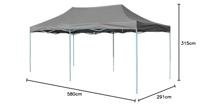 Vouwtent pop-up 3x6 m antraciet - thumbnail
