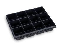 L-BOXX Verdeler voor kleine delen | B349xD265xH63 m polystyreen | met 12 bakken | zwart | 1 stuk - 1000010134 1000010134 - thumbnail