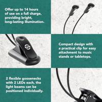 K&M 12259 Double2 oplaadbare LED FlexLight lamp - thumbnail