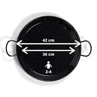 Pan Vaello Geëmailleerd Staal Gietijzer - thumbnail