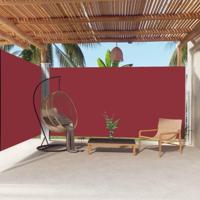 VidaXL Windscherm uittrekbaar 200x600 cm rood - thumbnail