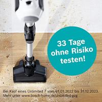 Bosch BSS711W steelstofzuiger & elektrische bezem Batterij/Accu Droog Zakloos 0,3 l Zwart, Zilver, Wit - thumbnail