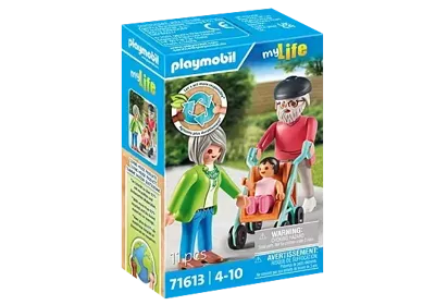 Playmobil My Life 71613 Opa en oma met baby