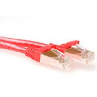 ACT Rode 30 meter SFTP CAT6A patchkabel snagless met RJ45 connectoren - thumbnail