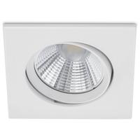 LED Spot - Inbouwspot - Trion Paniro - Vierkant 5W - Dimbaar - Warm Wit 3000K - Mat Wit - Aluminium - 80mm - thumbnail