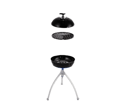 Cadac CHEF 40 BBQ Barbecue Ketel Gas Zwart, Zilver Cadac CHEF 40 BBQ Barbecue Ketel Gas Zwart, Zilver