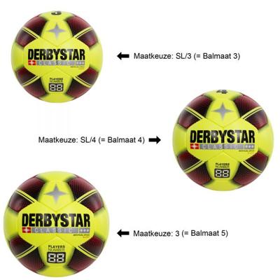 Derbystar Voetbal Classic AG S-Light Geel rood 1264 Derbystar Voetbal Classic AG S-Light Geel rood 1264
