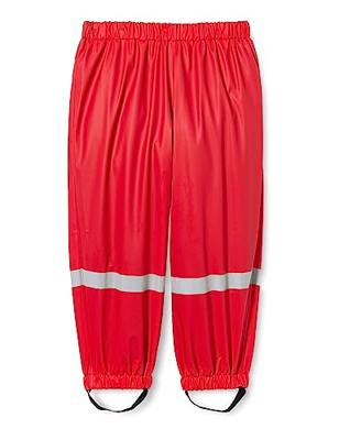 Playshoes regenbroek fleece gevoerd Uni Rood-140