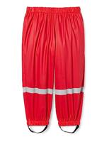 Playshoes regenbroek fleece gevoerd Uni Rood-140 - thumbnail