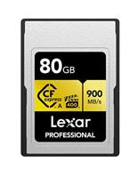 Lexar Pro Gold 80GB CFexpress Type A VPG400 - R900/W800 MB/s - thumbnail